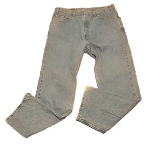 Vintage Y2K Levi's Red Tab 505 Blue‎ Mens 38x30 Regular Fit Denim Jeans 2000's